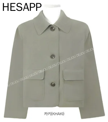 Fashion brand Hesapp designs a short, warm wool coat for women's wear
Fashion brand Hesapp designs a short, warm wool coat for women's wear