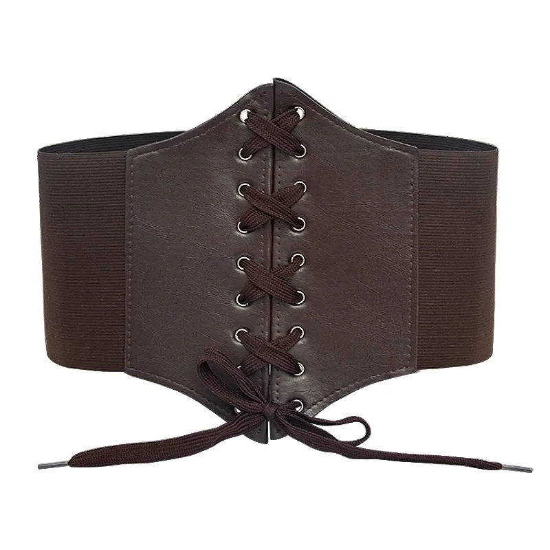 Corset Wide Pu Leather Belt Cummerbunds Strap Belts for Women Elastic Tight High Waist Slimming Body Shaping Girdle Belt
Corset Wide Pu Leather Belt Cummerbunds Strap Belts for Women Elastic Tight High Waist Slimming Body Shaping Girdle Belt