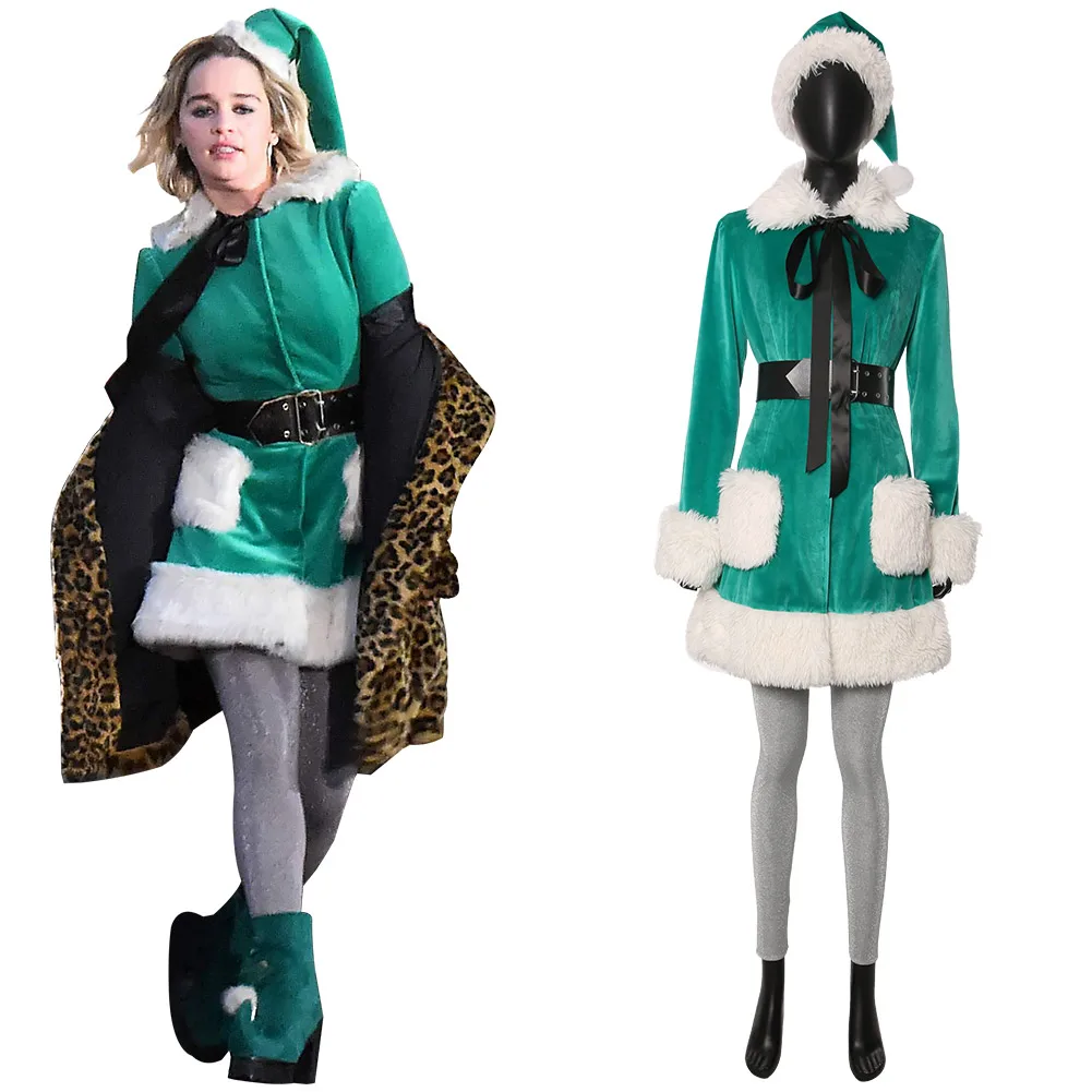 Last Christmas Kate Cosplay Costume Christmas Green Hooded Dress Outfit For Women Girls
Last Christmas Kate Cosplay Costume Christmas Green Hooded Dress Outfit For Women Girls
