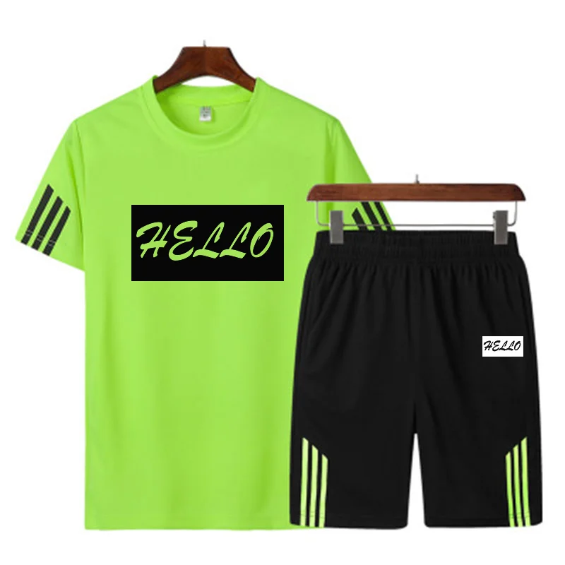 Casual Men's Sets Summer Tracksuit Men Print Short Sleeve T-shirt 2 Piece+Shorts Quick Drying Short Set Fashion Sportswear male
Casual Men's Sets Summer Tracksuit Men Print Short Sleeve T-shirt 2 Piece+Shorts Quick Drying Short Set Fashion Sportswear male