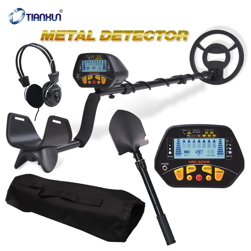 MD-3028 Metal Detector High Sensitivity Treasure Hunter Pinpointing Gold Detector Finder LCD Display Professional Metal Detector 
MD-3028 Metal Detector High Sensitivity Treasure Hunter Pinpointing Gold Detector Finder LCD Display Professional Metal Detector
