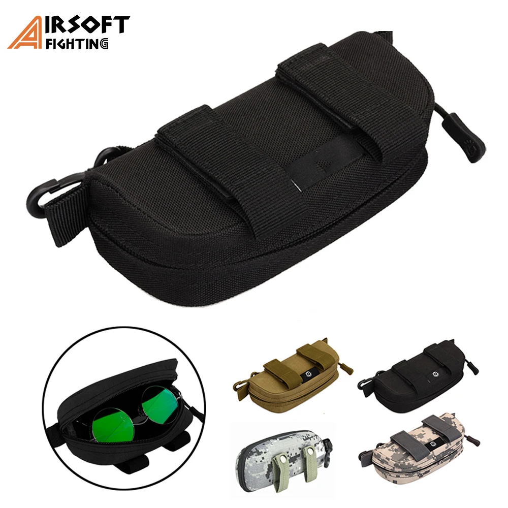 Тактический чехол для солнцезащитных очков, военный чехол на Молле, камуфляжные защитные очки чехол для хранения аксессуаров, поясной коше... 
Тактический чехол для солнцезащитных очков, военный чехол на Молле, камуфляжные защитные очки чехол для хранения аксессуаров, поясной коше...