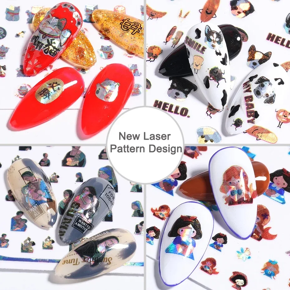 1pcs nail art sticker 3D nail sticker laser color cartoon puppy panda crown girl nail decal decoration tool
1pcs nail art sticker 3D nail sticker laser color cartoon puppy panda crown girl nail decal decoration tool