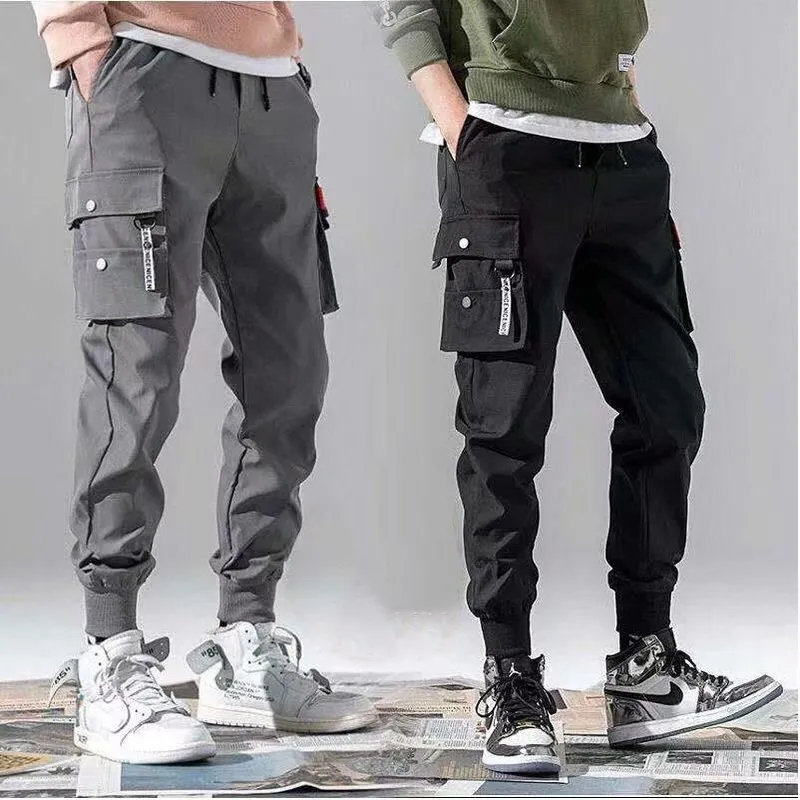 Hip Hop Boy Multi-Pocket Cargo Pants Men Japanese Streetwear Harem Pant Punk Casual Trousers Jogger Male Dancing Black Pants
Hip Hop Boy Multi-Pocket Cargo Pants Men Japanese Streetwear Harem Pant Punk Casual Trousers Jogger Male Dancing Black Pants
