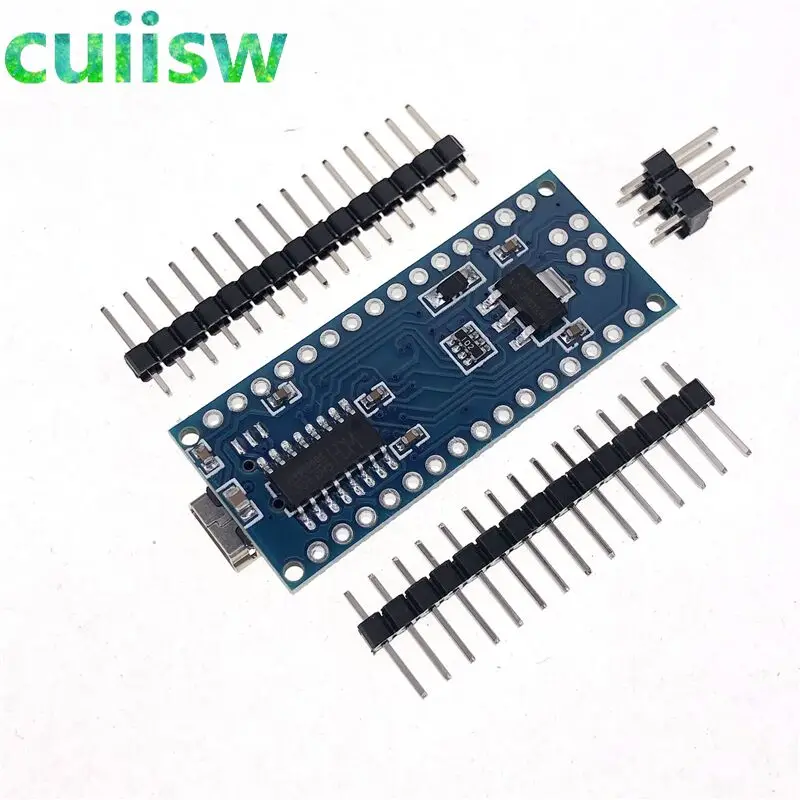 Плата контроллера с мини-USB CH340 Nano 3 0 ATmega328P плата совместимая Arduino CH340C USB-драйвер V3.0