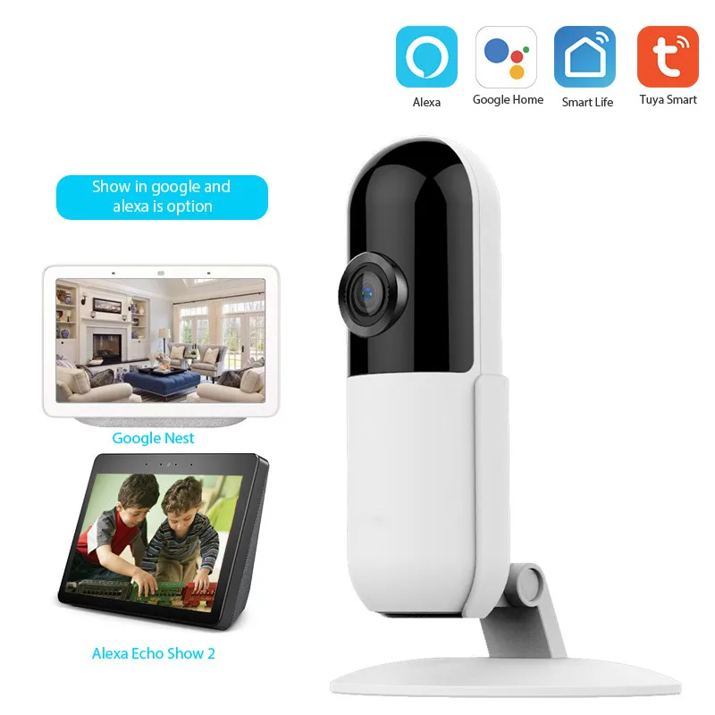 Tuya Smart life WiFi IP Camera Mini 1080P Smart Home Security CCTV Cam Night Vision Baby Monitor Work With Google/ Alexa
Tuya Smart life WiFi IP Camera Mini 1080P Smart Home Security CCTV Cam Night Vision Baby Monitor Work With Google/ Alexa
