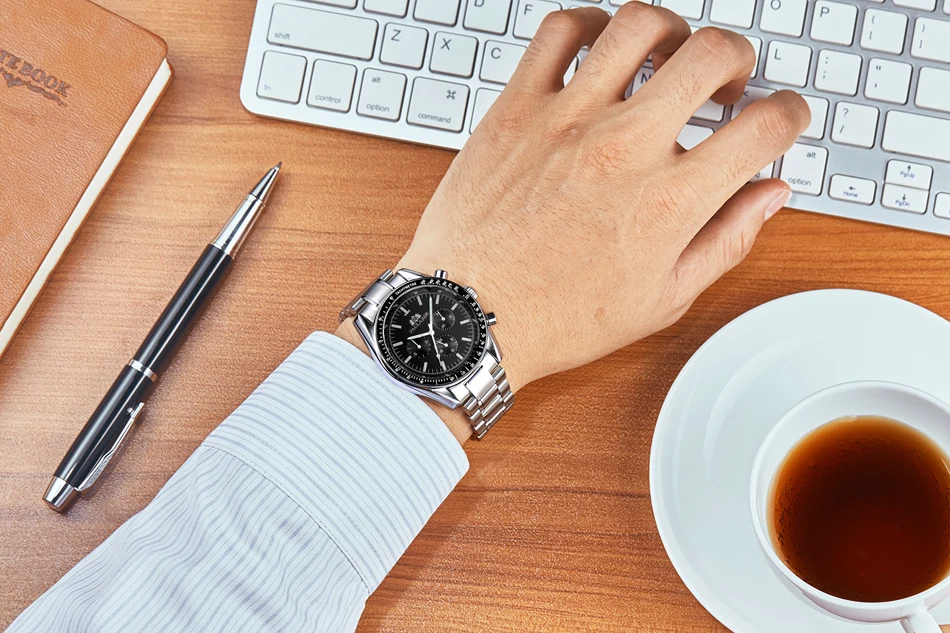 Men Automatic Self Wind Mechanical Luminous Stainless Steel Genuine Blue Coffee Brown Leather Strap Speed Racing Classic Watch
Men Automatic Self Wind Mechanical Luminous Stainless Steel Genuine Blue Coffee Brown Leather Strap Speed Racing Classic Watch