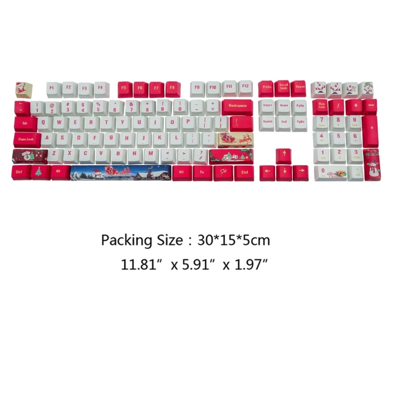 H052 108 Keys OEM PBT Dye Sub Keycaps Full Set Mechanical Keyboard Keycaps PBT Dye-Sublimation Keycaps Christmas
H052 108 Keys OEM PBT Dye Sub Keycaps Full Set Mechanical Keyboard Keycaps PBT Dye-Sublimation Keycaps Christmas