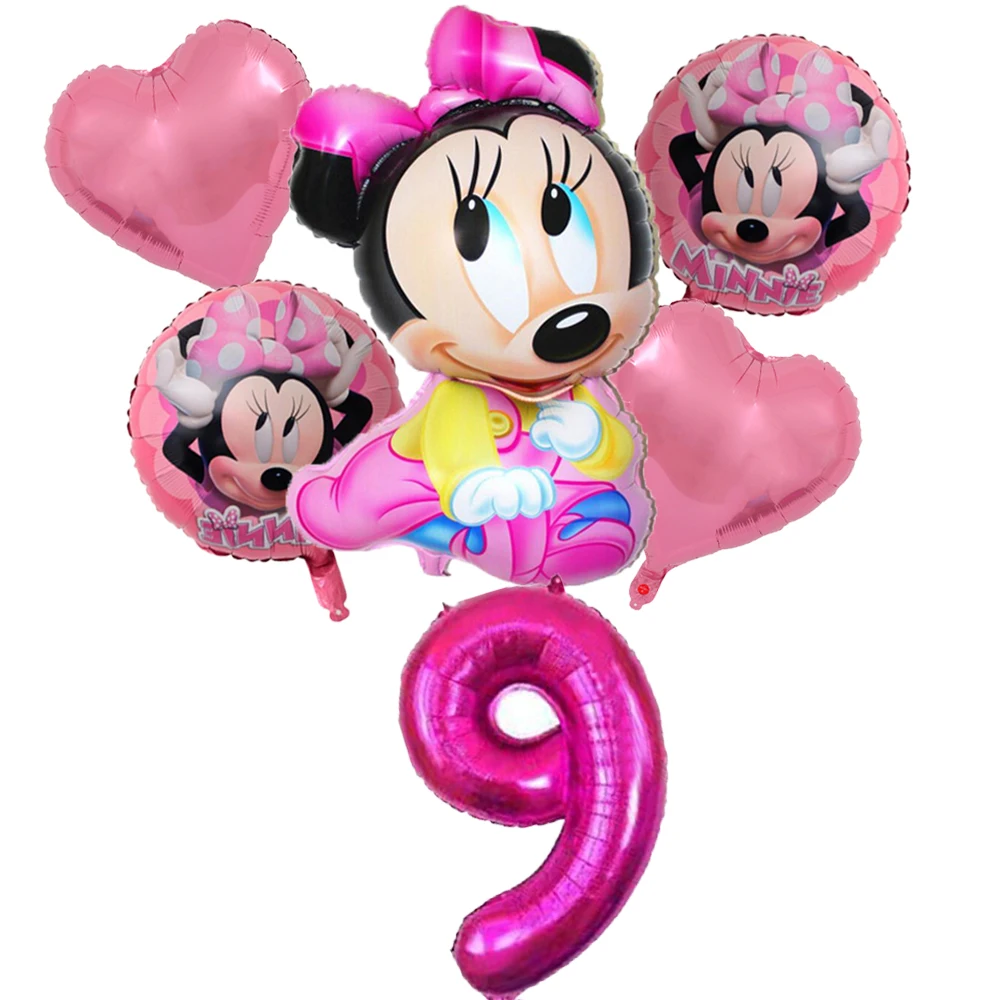 6pcs Disney Mickey Mouse Party Balloons Minnie Mouse Birthday Party Decorations Baby Shower Decor Kids Party Mickey Balloon
6pcs Disney Mickey Mouse Party Balloons Minnie Mouse Birthday Party Decorations Baby Shower Decor Kids Party Mickey Balloon