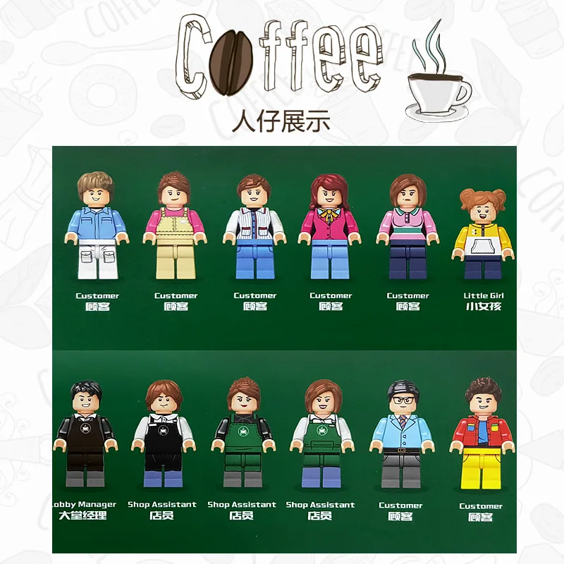 IN STOCK 601093 2095Pcs Idea City street view with LED light casual coffee house Building Blocks Bricks Classic Model Kids Toys
IN STOCK 601093 2095Pcs Idea City street view with LED light casual coffee house Building Blocks Bricks Classic Model Kids Toys