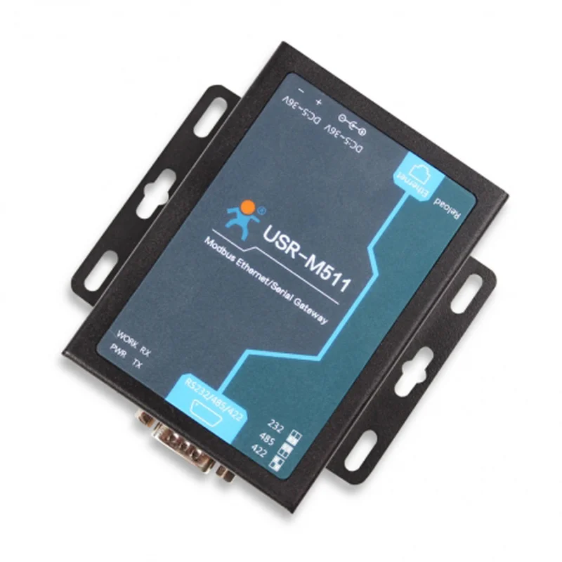 Промышленный Шлюз Modbus Serial RS232 RS485 к Ethernet конвертер Modbus поддерживает RTU к TCP/ASCII Slave Device USR-M511 Q154
Промышленный Шлюз Modbus Serial RS232 RS485 к Ethernet конвертер Modbus поддерживает RTU к TCP/ASCII Slave Device USR-M511 Q154