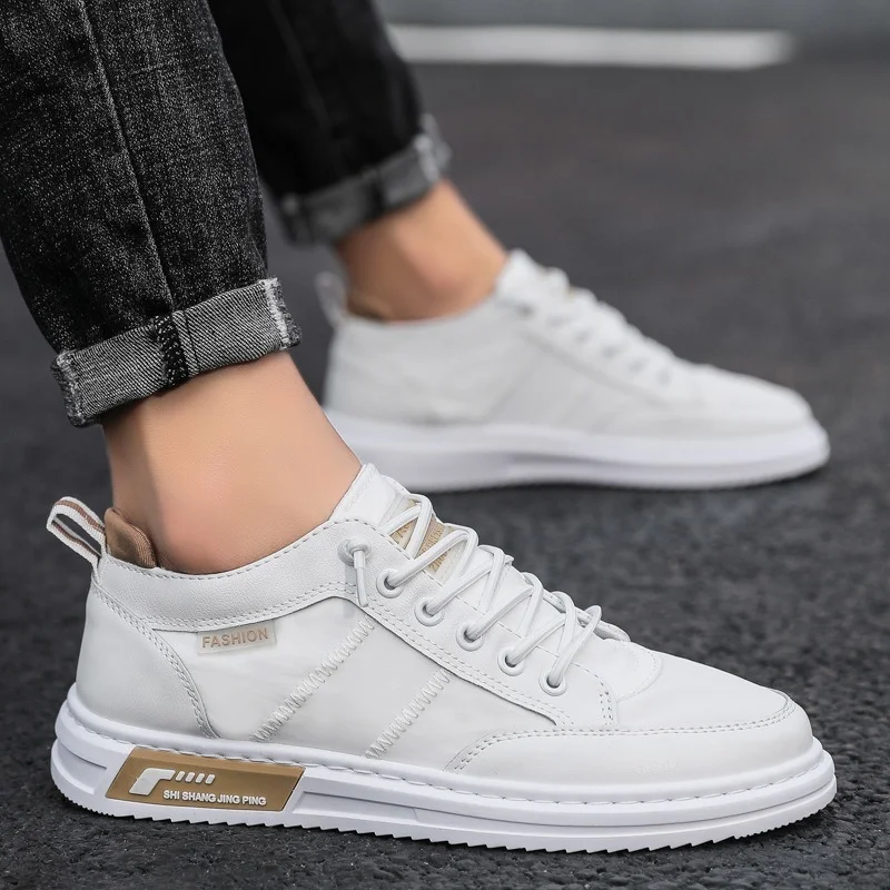 Mens White Shoes Spring New Korean Trend Casual Shoes Men Wild Stitching Canvas Shoes Mens Sneakers
Mens White Shoes Spring New Korean Trend Casual Shoes Men Wild Stitching Canvas Shoes Mens Sneakers