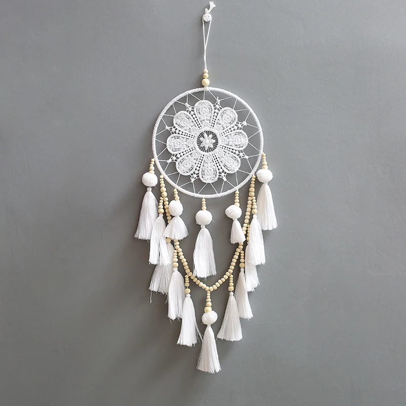 Nordic Style Handmade Macrame Dream Catchers Home Wall Hanging Pendant Tassels Dreamcatcher Craft Gift Girls Bedroom Decoration
Nordic Style Handmade Macrame Dream Catchers Home Wall Hanging Pendant Tassels Dreamcatcher Craft Gift Girls Bedroom Decoration