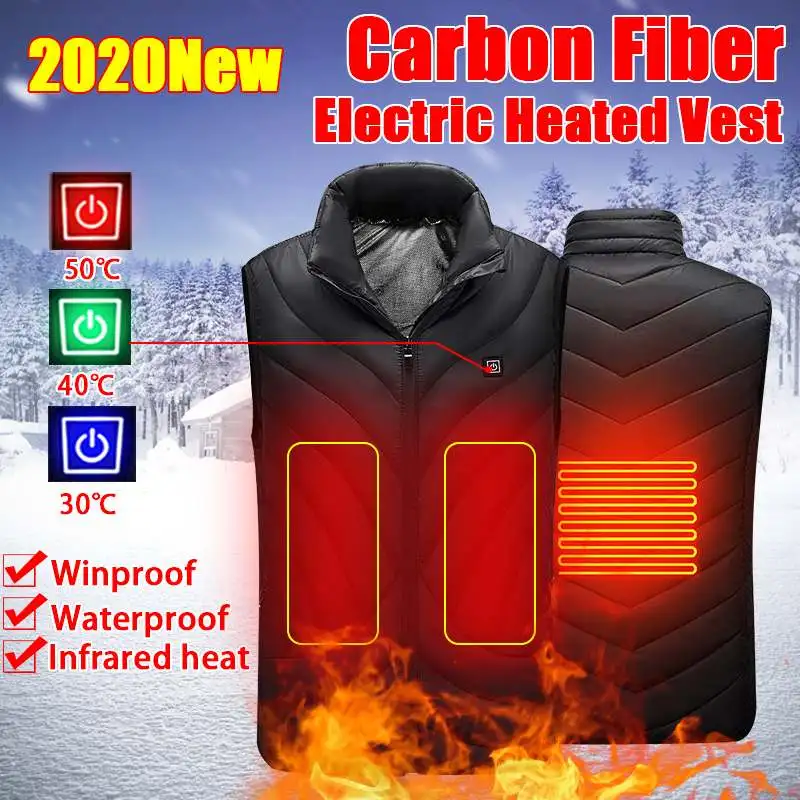 Sales Electric Heated Vest Jackets Men Women 3 Heated Zones Graphene USB Heating Winter Coat Camping Waterproof Down Vest Jacket
Sales Electric Heated Vest Jackets Men Women 3 Heated Zones Graphene USB Heating Winter Coat Camping Waterproof Down Vest Jacket