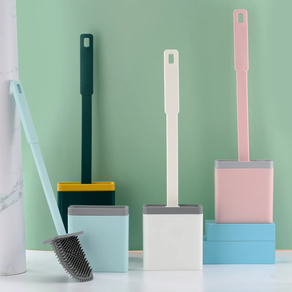 Wall Mounted Toilet Brush Bathroom Cleaner Tool Wc Accessories Soft Silicone Brushes Quick Drying Holder Set
Wall Mounted Toilet Brush Bathroom Cleaner Tool Wc Accessories Soft Silicone Brushes Quick Drying Holder Set