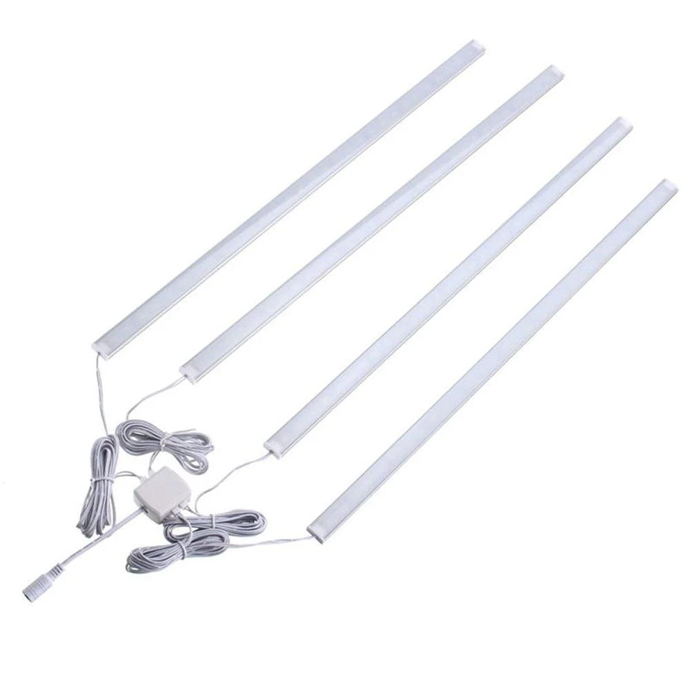 4Pcs DC12V 50CM LED Under Cabinet Lighting Kit Flexible Strip Lights Counter LED Rigid Strip Light for Kitchen,Cupboard,Desk
4Pcs DC12V 50CM LED Under Cabinet Lighting Kit Flexible Strip Lights Counter LED Rigid Strip Light for Kitchen,Cupboard,Desk