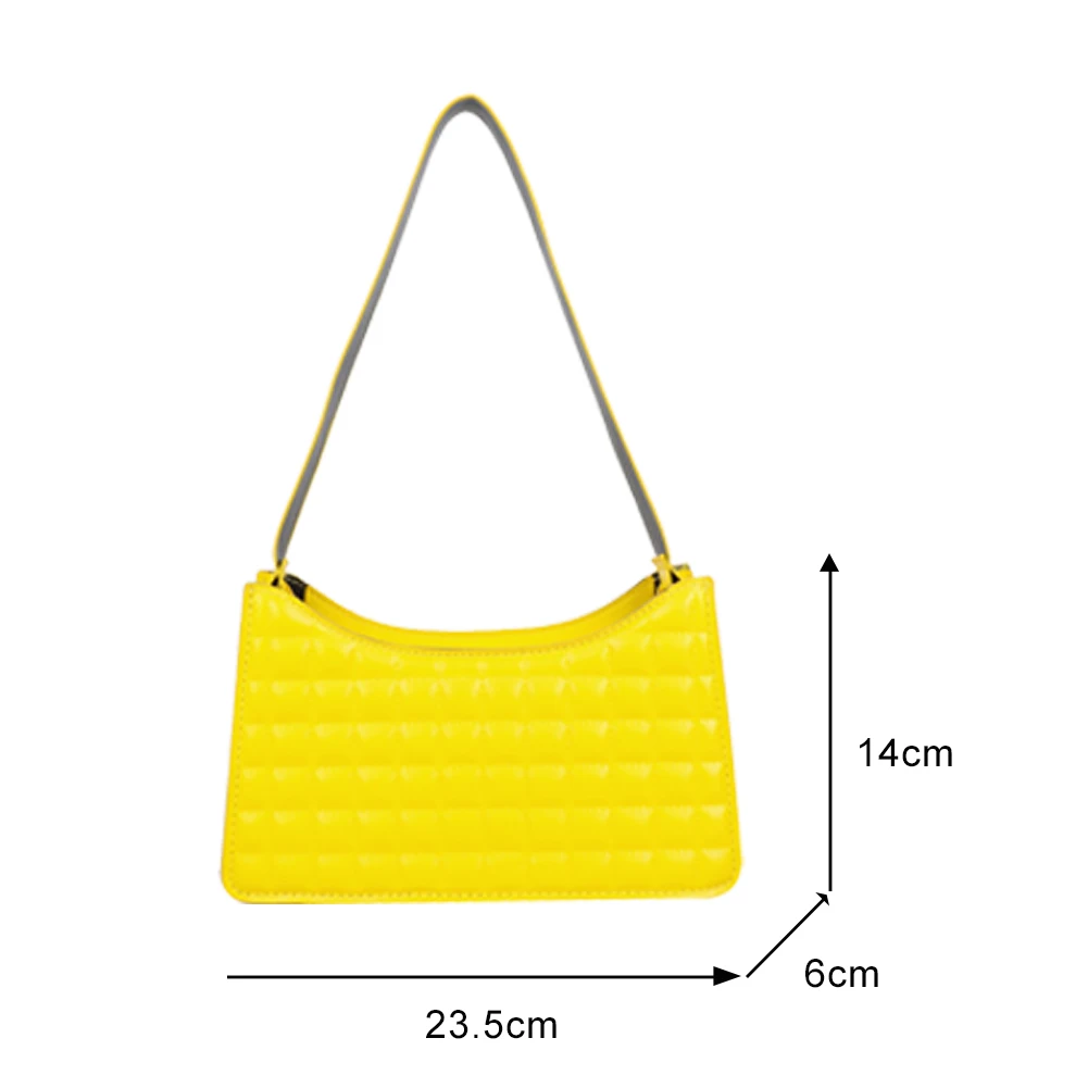 Fashion Women PU Leather Shoulder bags Pure Color Underarm Bag Casual All-matchLadies Lattice Pattern Mini Hobos Handbags Purse
Fashion Women PU Leather Shoulder bags Pure Color Underarm Bag Casual All-matchLadies Lattice Pattern Mini Hobos Handbags Purse