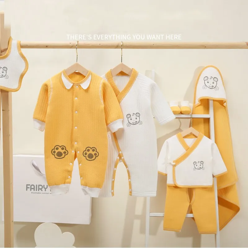 19/21 шт. детский хлопковый комплект одежды на возраст 0-6 месяцев |