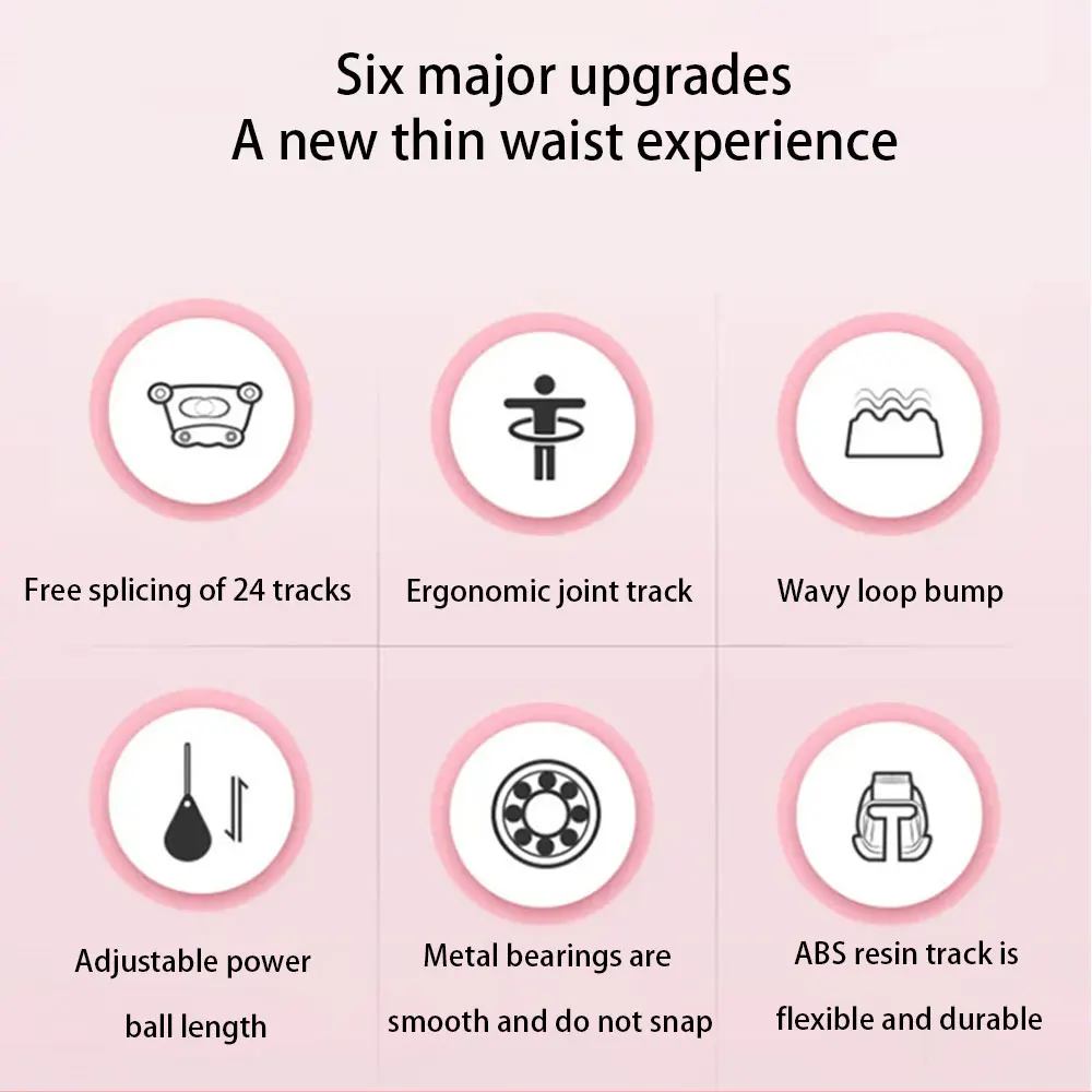 Adjustable Waist Training Ring Abdominal Weight loss Home Gym Fitness Equipment Sports Hoop Circle Not Drop Detachable
Adjustable Waist Training Ring Abdominal Weight loss Home Gym Fitness Equipment Sports Hoop Circle Not Drop Detachable