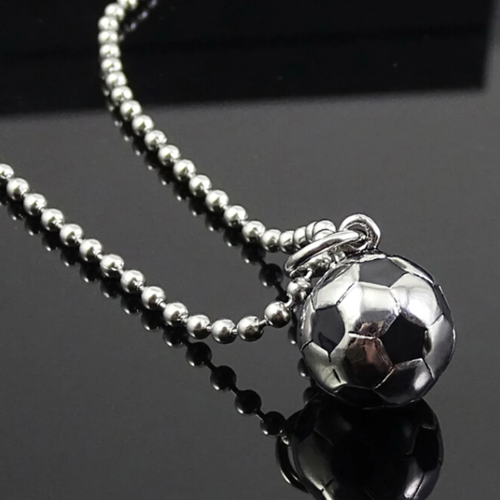 Popular Sport Style Stainless Steel Pendant Football Necklace Link Chain Soccer Jewelry Stainless steel Jewelry
Popular Sport Style Stainless Steel Pendant Football Necklace Link Chain Soccer Jewelry Stainless steel Jewelry