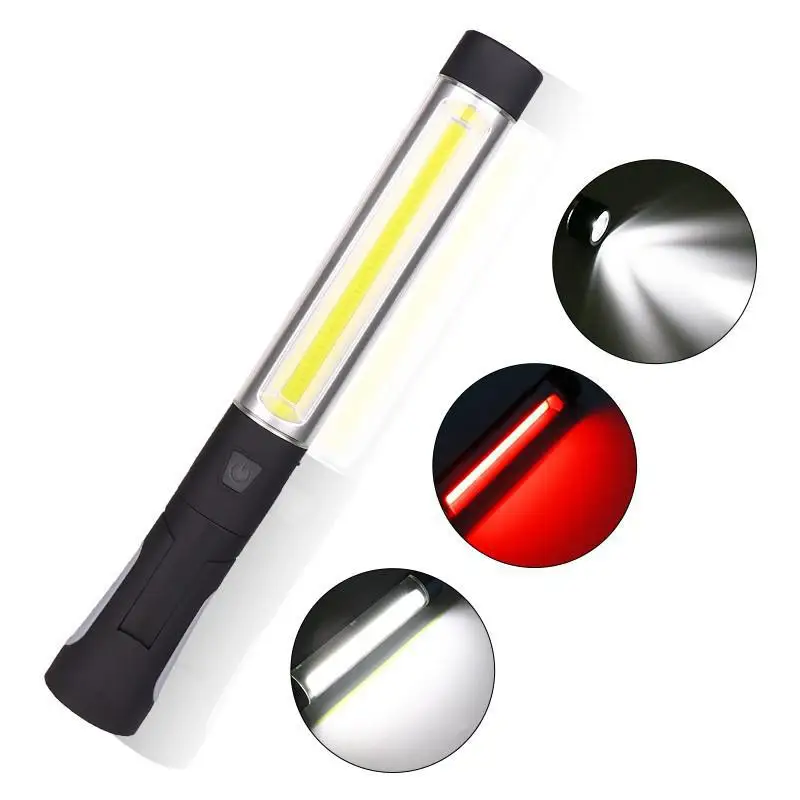 Портативный светодиодный фонафонарь COB с зарядкой от USB рабосветильник е