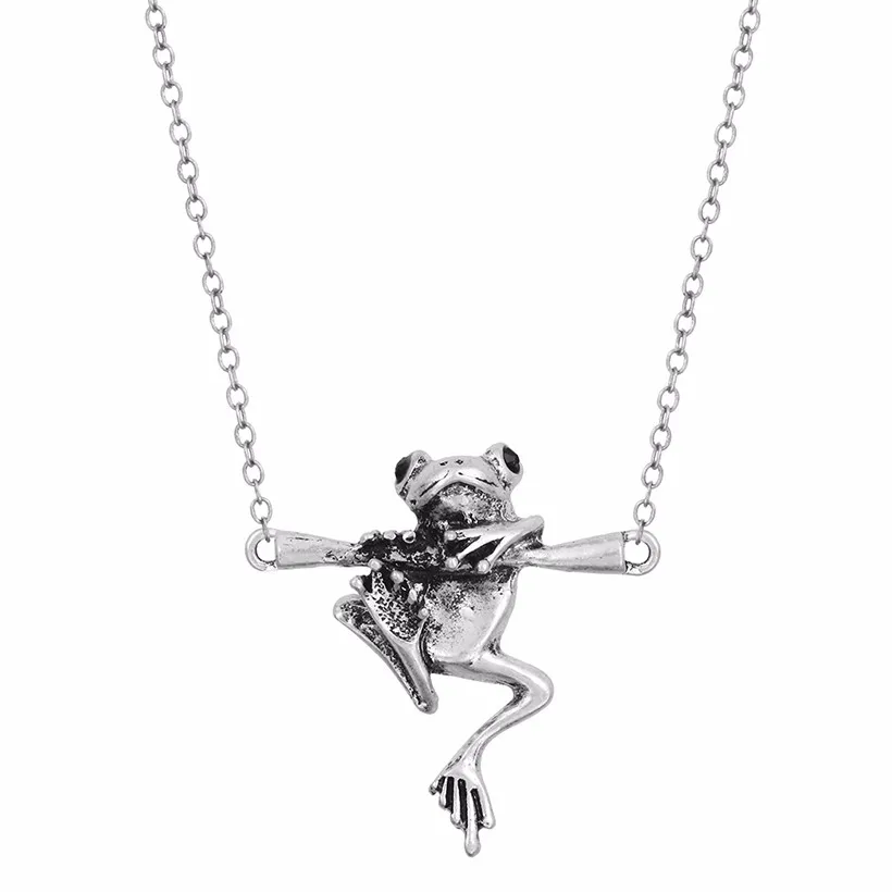Cxwind Cute Baby Frog on a Branch Animal Charm Necklace Adorable 3D Frog Pendant Necklace Jewelry Collar Accessories Pendant
Cxwind Cute Baby Frog on a Branch Animal Charm Necklace Adorable 3D Frog Pendant Necklace Jewelry Collar Accessories Pendant