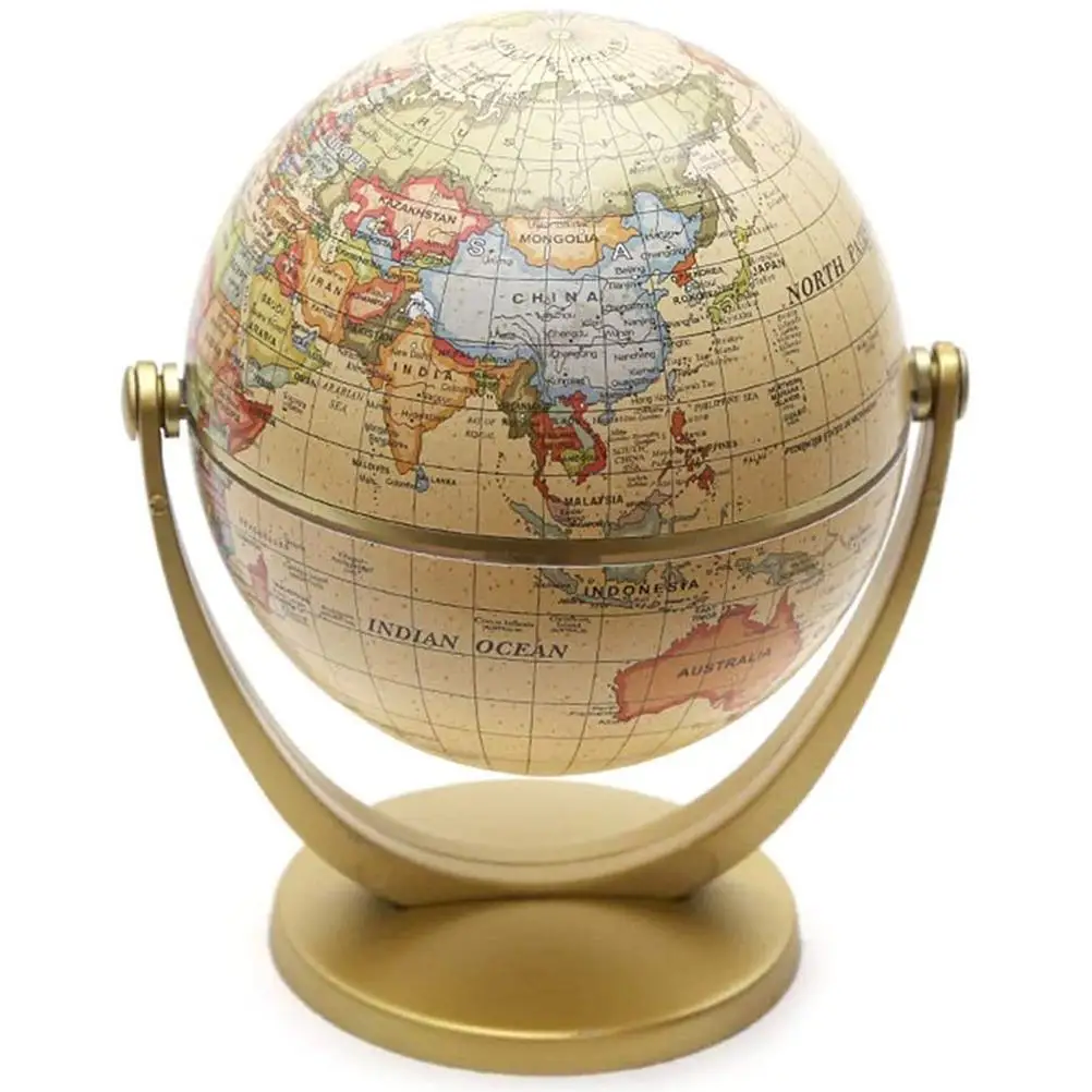 Vintage English Edition Globe World Map Decoration Earth Globes with Base Geography Classroom Home Office Decoration
Vintage English Edition Globe World Map Decoration Earth Globes with Base Geography Classroom Home Office Decoration
