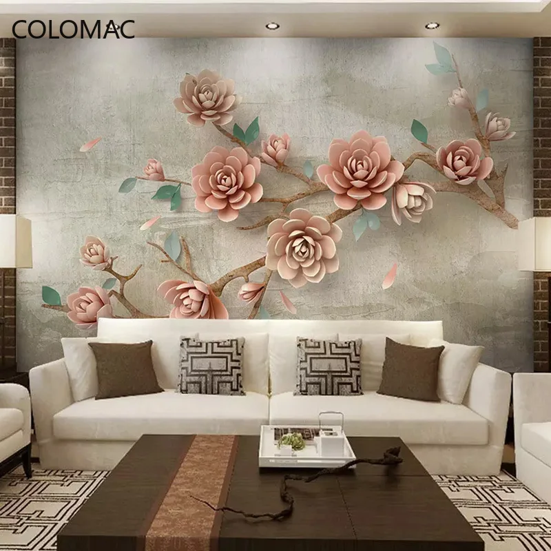 Colomac Custom New Chinese Style 3d Relief Flower Butterfly Bedroom Background Wallpaper Living Room Decor Mural Dropshipping
Colomac Custom New Chinese Style 3d Relief Flower Butterfly Bedroom Background Wallpaper Living Room Decor Mural Dropshipping