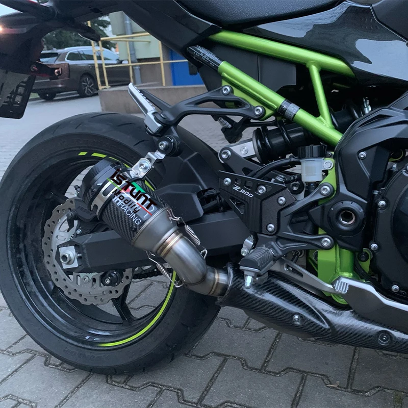 Глушитель выхлопной трубы 51 мм для Kawasaki Z900 Z900E A2 2020 2021 | Автомобили и мотоциклы