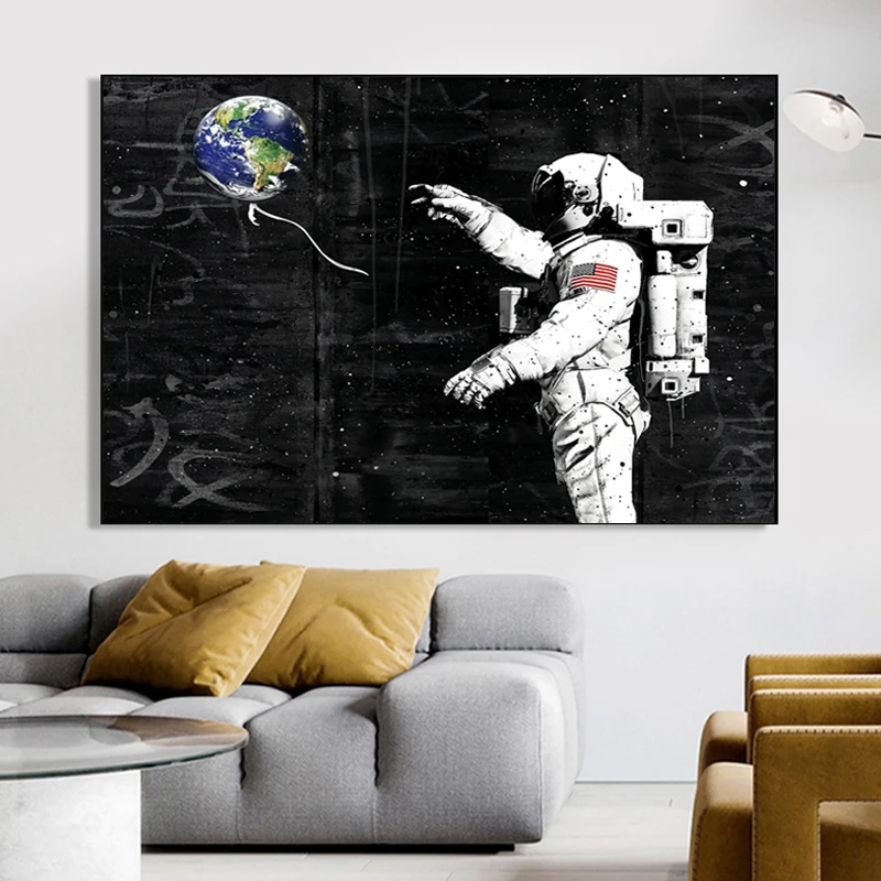 Astronaut Space Dream Stars Graffiti Art Canvas Painting Art Wall Painting for Living Room Posters and Prints Home Decoration
Astronaut Space Dream Stars Graffiti Art Canvas Painting Art Wall Painting for Living Room Posters and Prints Home Decoration