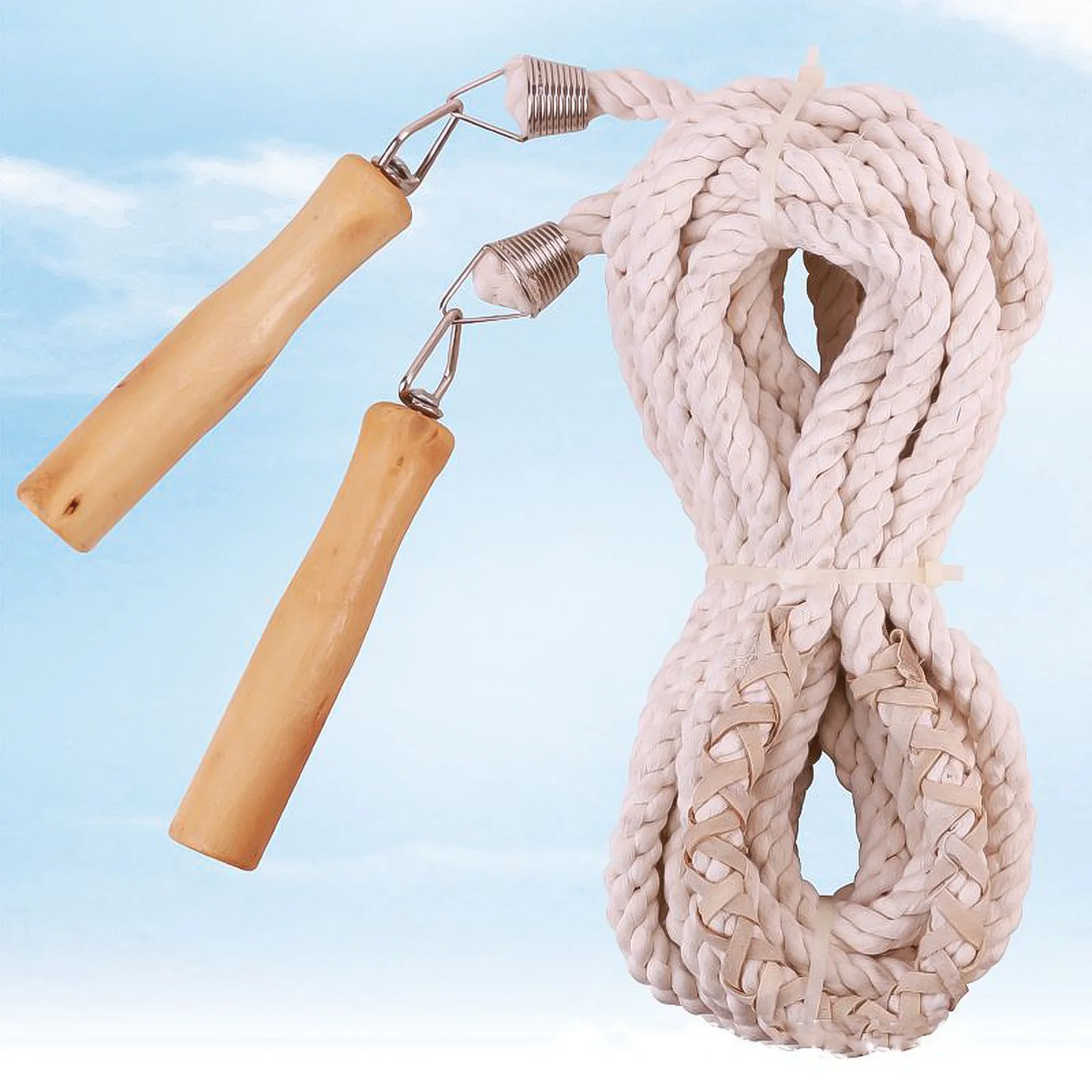 5m Double Jump Rope Skipping Rope Knitted Cotton Rope For Kids Students Group Games Fitness Training Jumping Exercise
5m Double Jump Rope Skipping Rope Knitted Cotton Rope For Kids Students Group Games Fitness Training Jumping Exercise
