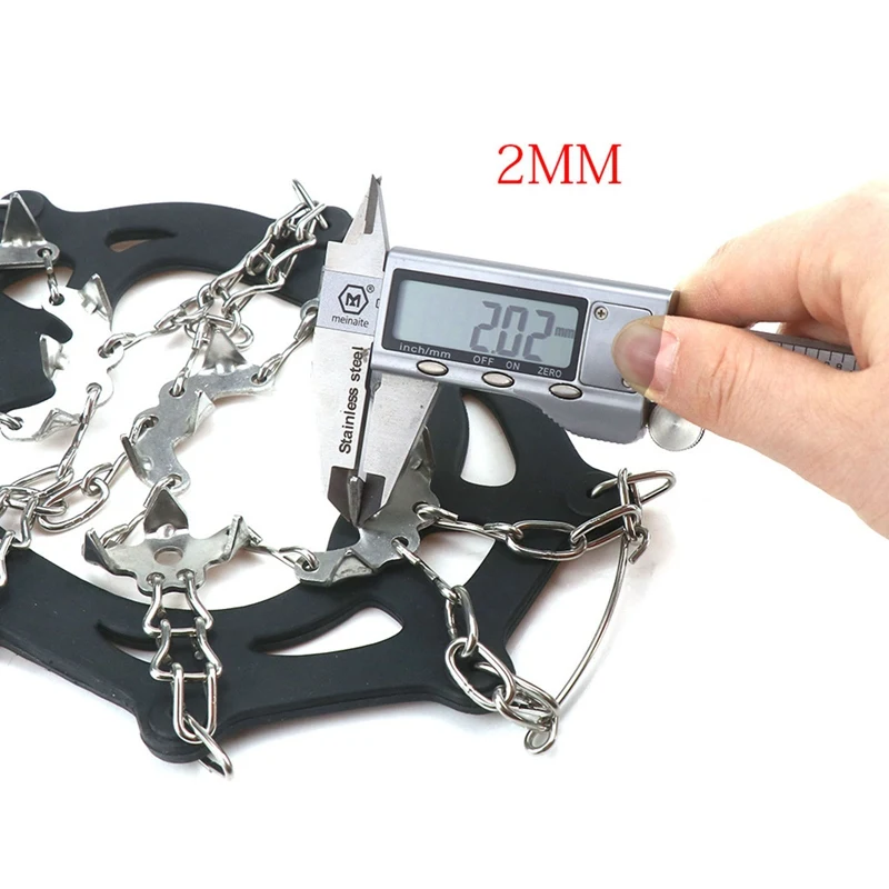 1Pair Professional Climbing Crampons Winter Snow Walking Ice Cleats Anti-skid Chain Claws Grips Teeth Boots Covers Spikes Grips
1Pair Professional Climbing Crampons Winter Snow Walking Ice Cleats Anti-skid Chain Claws Grips Teeth Boots Covers Spikes Grips