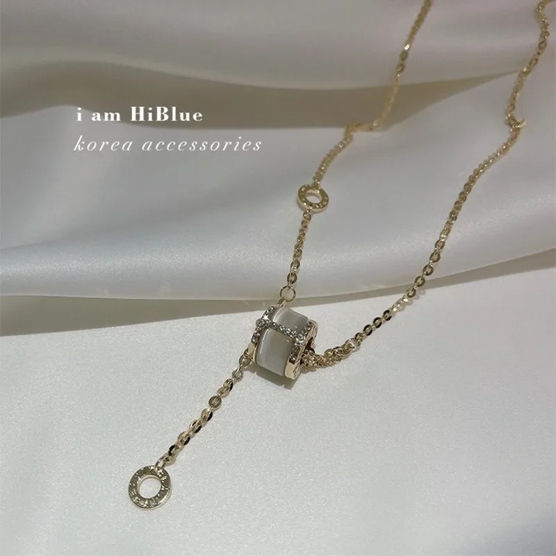 2021 fashion ring ring opal small waist adjustable necklace female Korean necklace high sense clavicle chain
2021 fashion ring ring opal small waist adjustable necklace female Korean necklace high sense clavicle chain