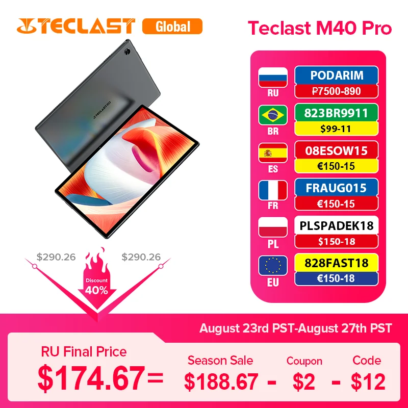 Teclast M40 Pro планшет на Android 11 восемь ядер экран 10 1 дюйма 6 ГБ + 128 ГБ|Планшеты| |