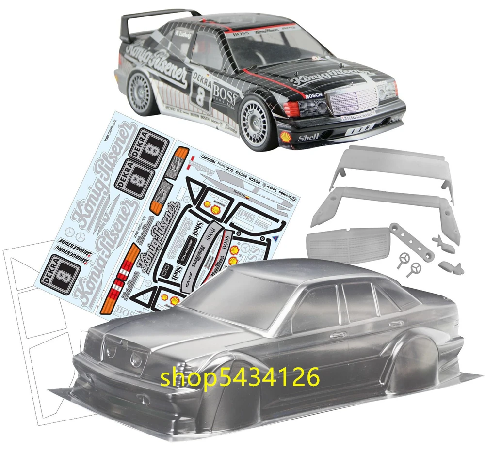 Electric Motor Home RV Unpainted Body For 1/10 Scale Benz 190E TT-01E Zakspeed Alt Toy Car (Include Stickers & Tail Wing)
Electric Motor Home RV Unpainted Body For 1/10 Scale Benz 190E TT-01E Zakspeed Alt Toy Car (Include Stickers & Tail Wing)