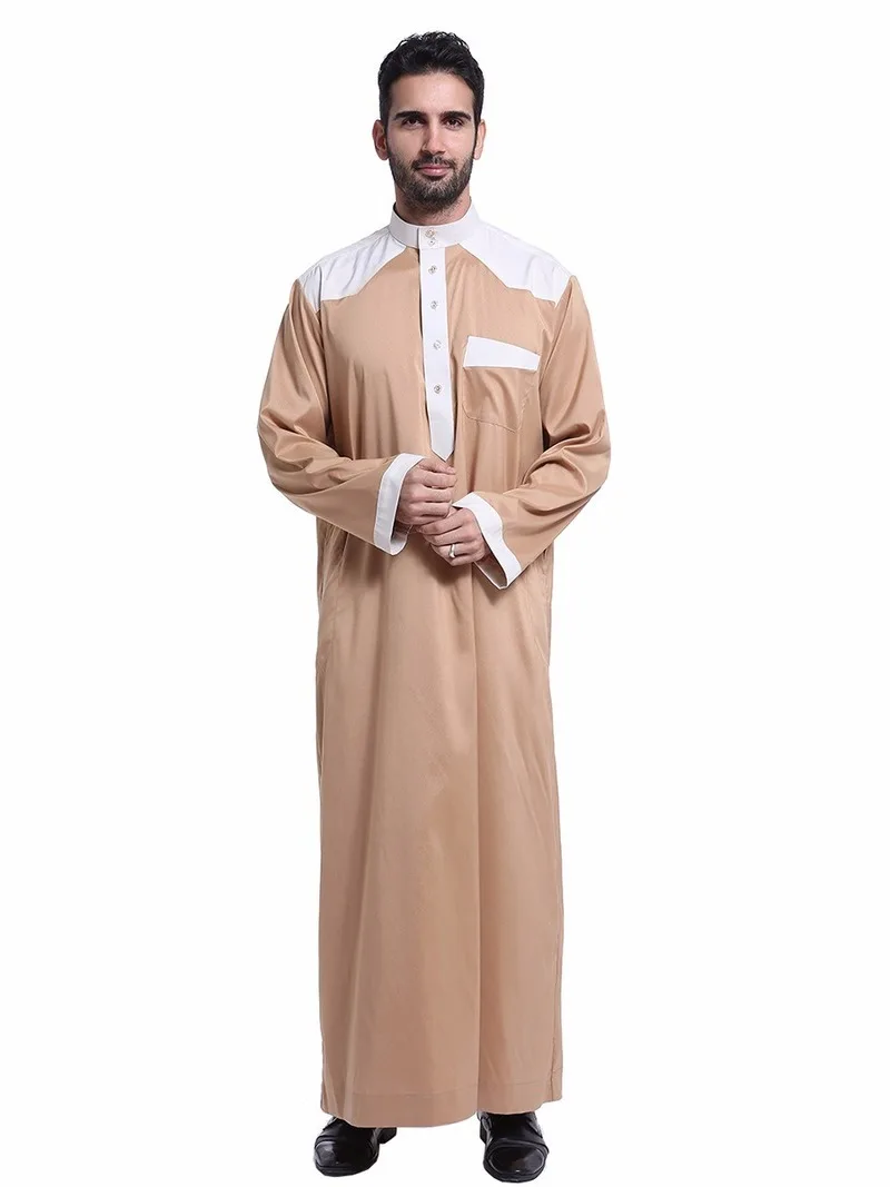 Мусульманская одежда для мужчин Саудовская Арабский Тауб мусульманские мужчины