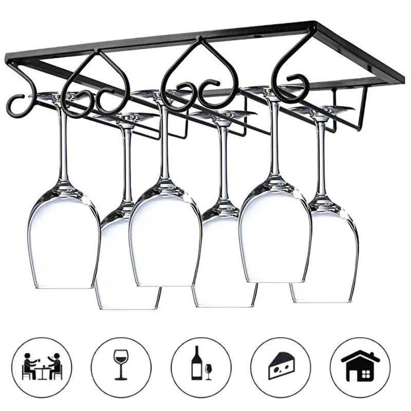 3 Row Wine Glass Rack Under Cabinet Stemware Wine Glass Holder Glasses Storage Hanger Metal Organizer for Kitchen Bar
3 Row Wine Glass Rack Under Cabinet Stemware Wine Glass Holder Glasses Storage Hanger Metal Organizer for Kitchen Bar