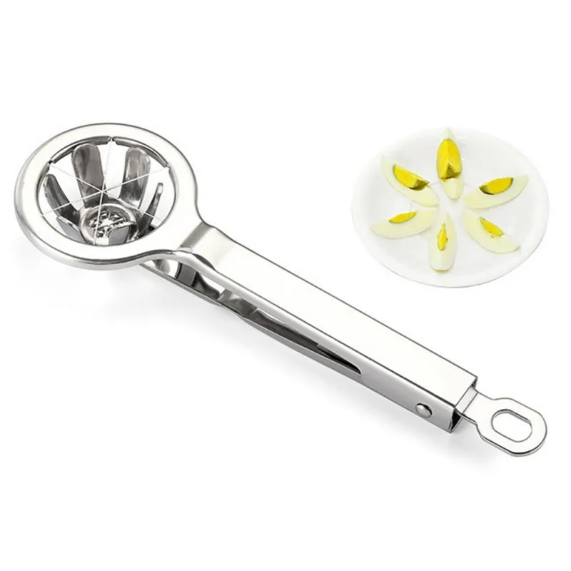 Hot Egg Cutter Stainless Steel Egg Slicer Sectioner Cutter Mold Half Equal Egg Divider Cutter Kitchen Gadgets
Hot Egg Cutter Stainless Steel Egg Slicer Sectioner Cutter Mold Half Equal Egg Divider Cutter Kitchen Gadgets