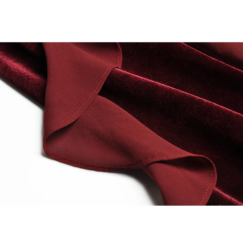 SEQINYY Office Lady Dress Spring Autumn New Fashion Design Women High Quality Brooch Velvet Ruffles Knee Slim Elegant
SEQINYY Office Lady Dress Spring Autumn New Fashion Design Women High Quality Brooch Velvet Ruffles Knee Slim Elegant