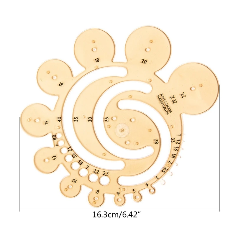 Multipurpose Draw Round Curve Drawing Ruler Clear Accurate Scale for Art Design Drawing Engineering Drafting Building
Multipurpose Draw Round Curve Drawing Ruler Clear Accurate Scale for Art Design Drawing Engineering Drafting Building