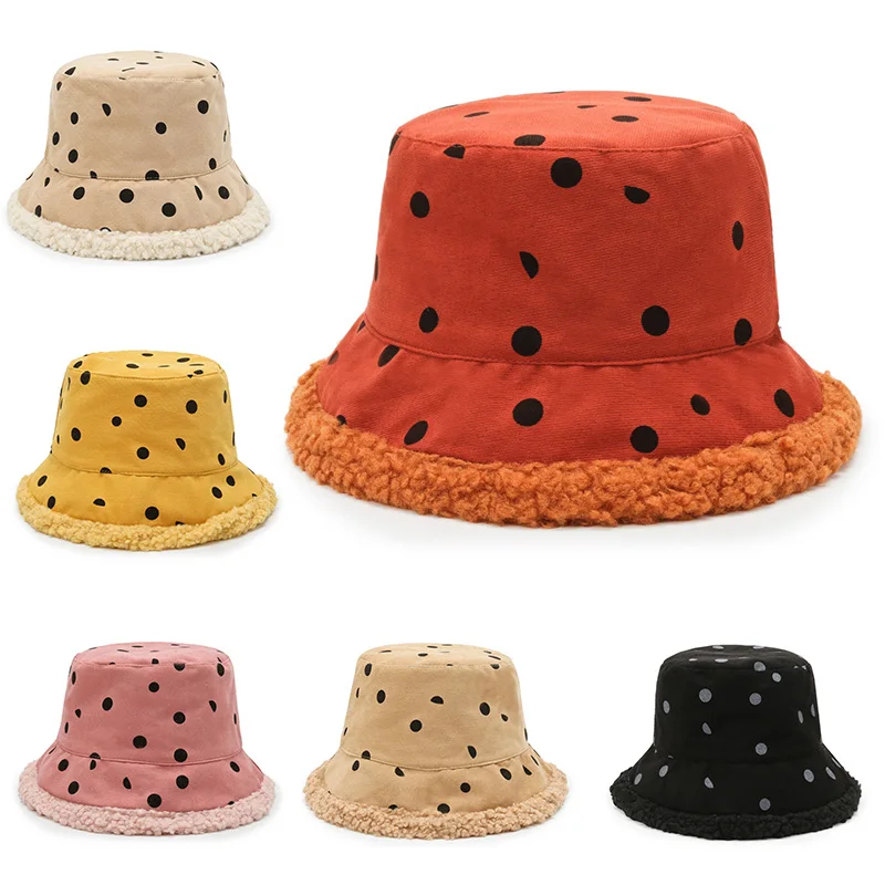 шапка Lamb Wool Reversible Bucket Hat Winter Warm Hats for Women Lady Dots Print Thicken Flat Top Cap Panama Outdoor Fisherman
шапка Lamb Wool Reversible Bucket Hat Winter Warm Hats for Women Lady Dots Print Thicken Flat Top Cap Panama Outdoor Fisherman