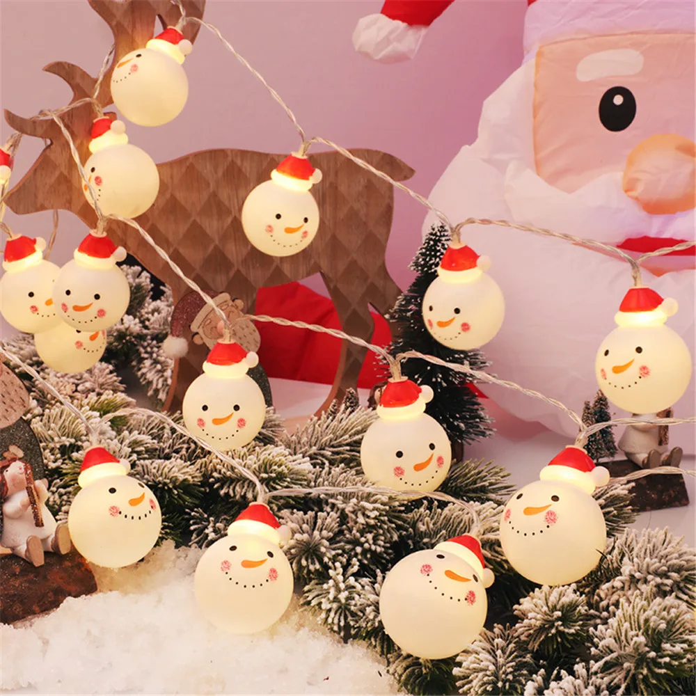 1.2M 10leds 2.5M 20leds Snowman Xmas LED Fairy String Light Battery Operated Home Garden Party Christmas Decoration Lights
1.2M 10leds 2.5M 20leds Snowman Xmas LED Fairy String Light Battery Operated Home Garden Party Christmas Decoration Lights