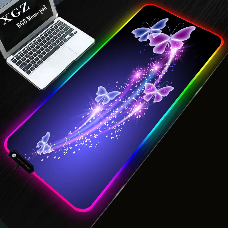 XGZ CSGO Game Player's Gaming Mouse Pad Blue Butterfly RGB Colorful Desktop Locked Mat L XL XXL Waterproof and Durable Padmouse
XGZ CSGO Game Player's Gaming Mouse Pad Blue Butterfly RGB Colorful Desktop Locked Mat L XL XXL Waterproof and Durable Padmouse