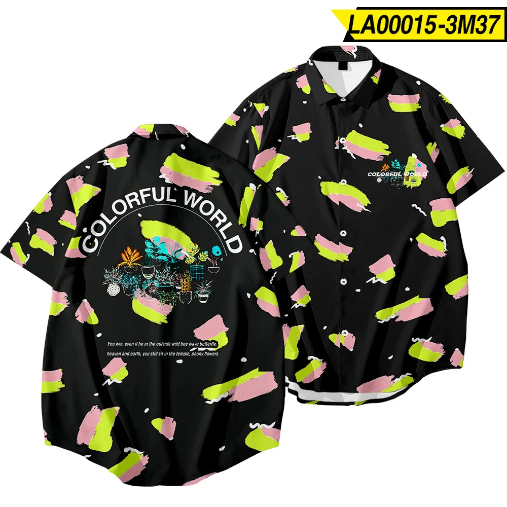 Summer Couple Hawaiian Streetwear Printing Shirts Camisa Masculina Short Sleeve Holiday Beach Shirt Oversize 6XL
Summer Couple Hawaiian Streetwear Printing Shirts Camisa Masculina Short Sleeve Holiday Beach Shirt Oversize 6XL