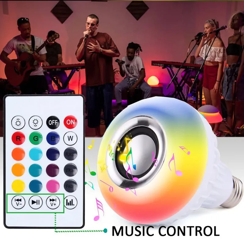 Smart House LED E27 RGB Bluetooth Music Bulb Light Smart APP Remote Control Music Lamp 12W 15W Party Lights Atmosphere Light
Smart House LED E27 RGB Bluetooth Music Bulb Light Smart APP Remote Control Music Lamp 12W 15W Party Lights Atmosphere Light
