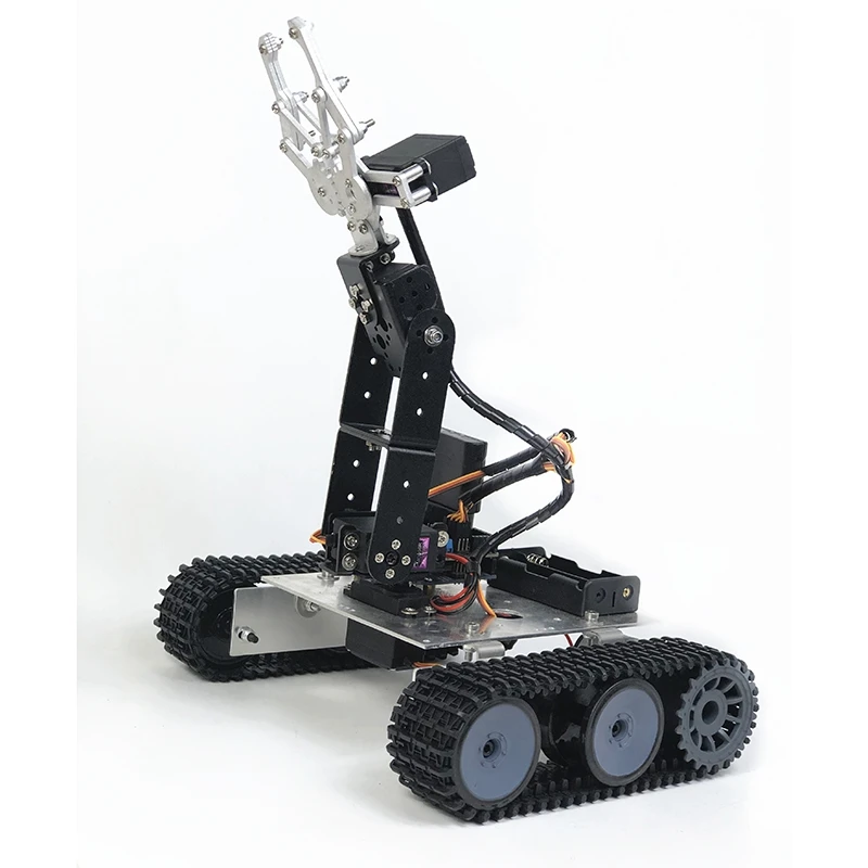 4DOF DIY Robot Arm Kit Educational Robotics Claw Set Mechanical Arm for Arduino PS2 Control Programming
4DOF DIY Robot Arm Kit Educational Robotics Claw Set Mechanical Arm for Arduino PS2 Control Programming