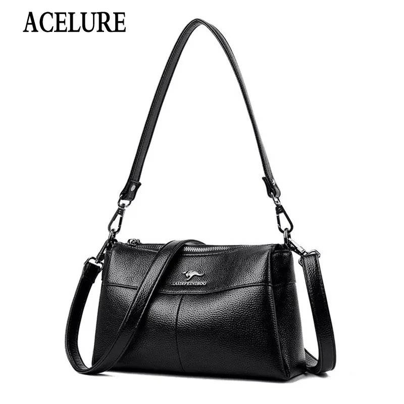 ACELURE Soft PU Leather Red Black Fashion Small Shoulder Bags for Women High Capacity Shopping Messenger Bags Purse Ladies Bags
ACELURE Soft PU Leather Red Black Fashion Small Shoulder Bags for Women High Capacity Shopping Messenger Bags Purse Ladies Bags