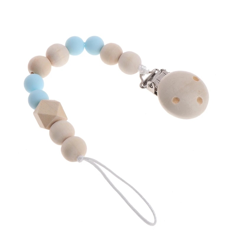 Nipple Holder Beaded Wooden Baby Pacifier Clip Chain Nipple Leash Strap Pacifier Clips Soother Chain
Nipple Holder Beaded Wooden Baby Pacifier Clip Chain Nipple Leash Strap Pacifier Clips Soother Chain