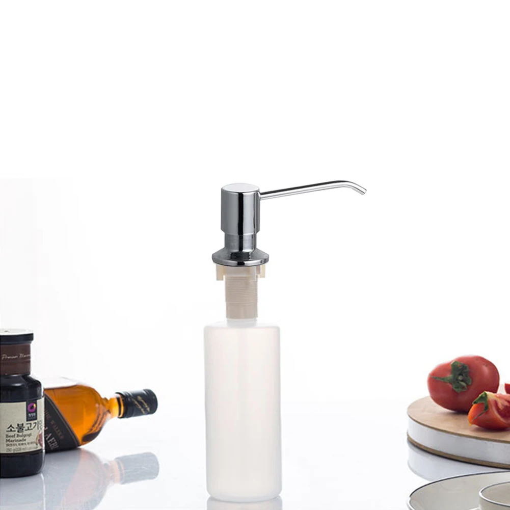 300ml Soap Dispenser Bathroom Stainless Steel Faucets Liquid Soap Bottle Pumps 360 Degree Rotating Head Kitchen Tool
300ml Soap Dispenser Bathroom Stainless Steel Faucets Liquid Soap Bottle Pumps 360 Degree Rotating Head Kitchen Tool