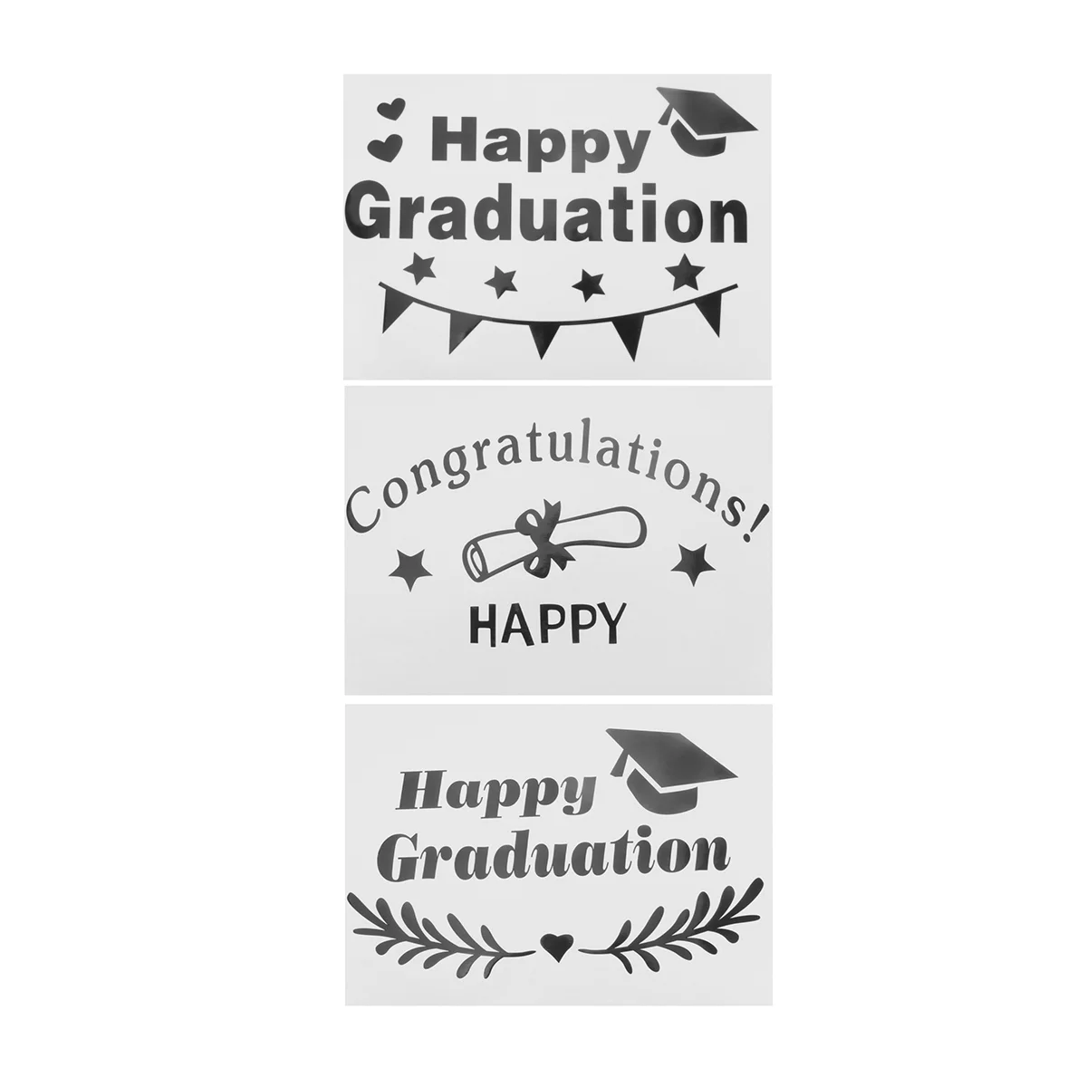 1 Set 6pcs Black Graduation Balloon Stickers Self-adhesive Balloon Decals Decor DIY Congratulations Letter Printing Decals
1 Set 6pcs Black Graduation Balloon Stickers Self-adhesive Balloon Decals Decor DIY Congratulations Letter Printing Decals